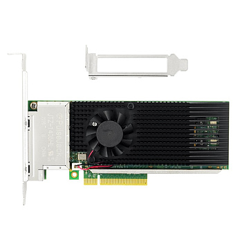 LR-Link LREC9804BT Сетевая карта/ PCIe x8 4-Port 10G Copper Ethernet Server Adapter (Intel XL710)