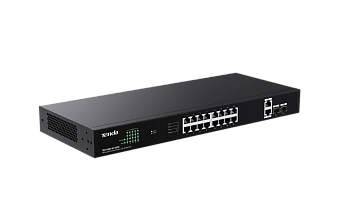 Tenda TEG1120P-16-150W Коммутатор/ Tenda TEG1120P-16-150W Коммутатор неуправляемый PoE, 18 портов, 1