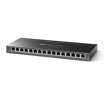 TP-Link TL-SG116E Коммутатор/ 16-Port Gigabit Easy Smart Switch, 16 Gigabit RJ45 Ports, Desktop Stee