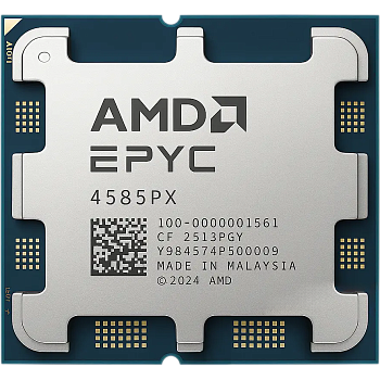 Процессор серверный/ CPU  AM5 AMD EPYC 4585PX ( 16C/32T, 4.3/5.7GHz, 128MB, 170W) OEM