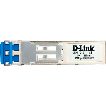D-Link DEM-210/10/B1A Трансивер/ DEM-210/10 SFP Transceivers, 100Base-LX, Duplex LC, Single-mode, 13