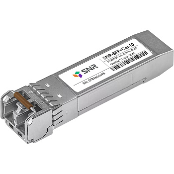 SNR SNR-SFP+C61-10 Модуль/ Модуль SFP+ CWDM оптический, дальность до 10км (10dB), 1610нм