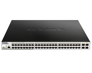 D-Link DGS-1210-52MPP/ME/B3A Коммутатор/ DGS-1210-52MPP/ME Managed L2 Metro Ethernet Switch 48x1000B