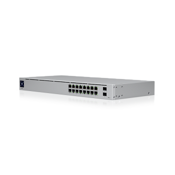 Ubiquiti USW-16-POE Коммутатор/ 16-port, Layer 2 PoE switch with a silent, fanless cooling system.42