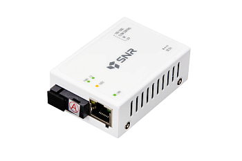 SNR SNR-CVT-1000A Медиаконвертер/ Медиаконвертер  10/100/1000-Base-T / 100/1000Base-FX, Tx/Rx: 1310/