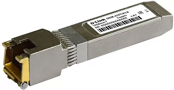D-Link 410T/A2A Трансивер/ 410T Трансивер SFP+, 10GBase-T (RJ-45), до 30 м
