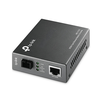 TP-Link MC111CS Конвертер/ 10/100Mbps RJ45 to 100Mbps single-mode SC fiber Converter, Full-duplex,Tx