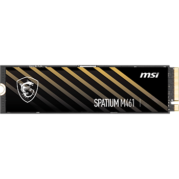 MSI SSD SPATIUM M461, 1000GB, M.2(22x80mm), NVMe, PCIe 4.0 x4, 3D TLC, R/W 5000/3200, IOPs 630 000/7