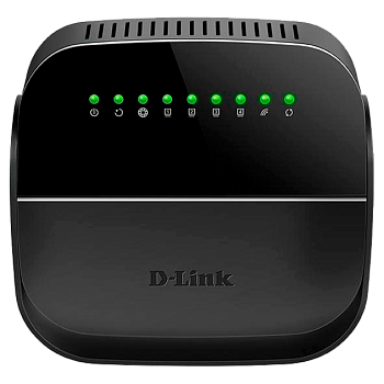 D-Link DSL-2640U/R1A маршрутизатор/ DSL-2640U/R1,DSL-2640U/R1A ADSL2+ N150 Wi-Fi Router, 4x100Base-T