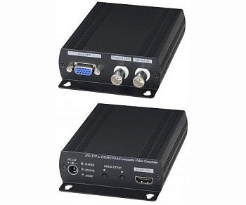 SC&T AD001HD4 Преобразователь/ SC&T Преобразователь-разветвитель AHD/HDCVI/HDTVI в HDMI/VGA/CVBS. Ра