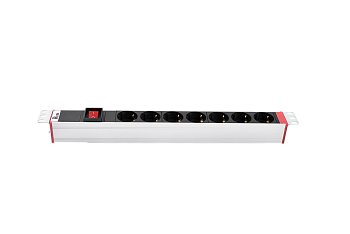 Гор блок розеток Rem-16, 1?16A, выкл, 7S, 19", вход C20