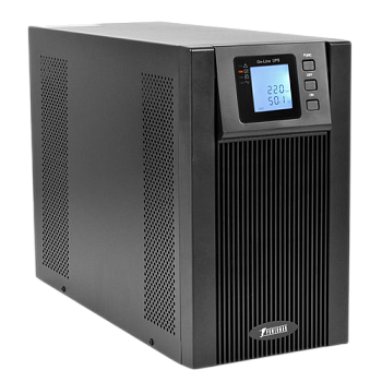 ИБП POWERMAN Online 3000, LCD, double conversion, 3000VA, 2700W, 8 pieces IEC320 C13 and 1 piece IEC
