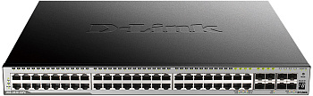 D-Link DGS-3630-52PC/A2ASI Коммутатор/ DGS-3630-52PC/*SI Managed L3 Stackable Switch 44x1000Base-T P