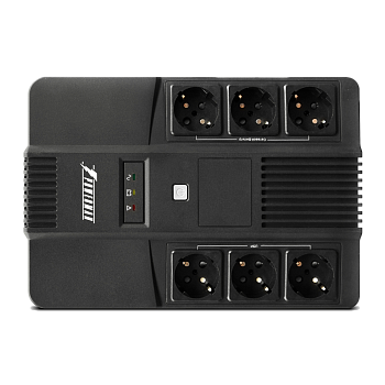 ИБП POWERMAN Brick 600, линейно-интерактивный, 600ВА, 360Вт,   3 евророзетки с резервным питанием, 3