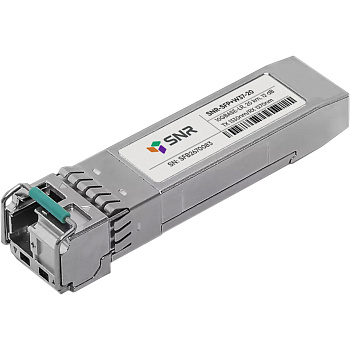 SNR SNR-SFP+W37-20 Модуль/ Модуль SFP+ WDM, дальность до 20км (12dB), 1330нм