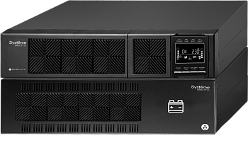 ИБП Systeme Electric Smart-Save Online SRT 5000 ВА, конвертируемый форм-фактор 5U, 230 В, 1:1, клемм
