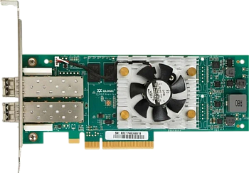 QLogic QLE2672-CK Qlogic QLE2672-CK PCIe 3.0, x8, 2-ports, 16GFC, SR-Optic, трансиверы установлены, 