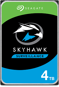 Жесткий диск/ HDD Seagate SATA3 4Tb 5400 Skyhawk Surveillance 256Mb 1 year warranty (replacement ST4