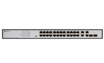 Origo OS2228P/370W/B1A Коммутатор/ Неуправляемый PoE-коммутатор, 26x1000Base-T (24x1000Base-T PoE), 