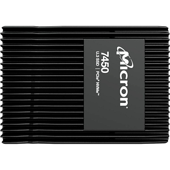 Серверные твердотельные накопители/ Micron SSD 7450 MAX, 1600GB, U.3(2.5" 15mm), NVMe, PCIe 4.0 x4, 