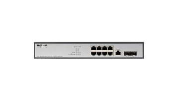 Origo OS3110/A1A Коммутатор/ Managed L2 Switch 8x1000Base-T, 2x1000Base-X SFP, RJ45 Console, 19" w/b