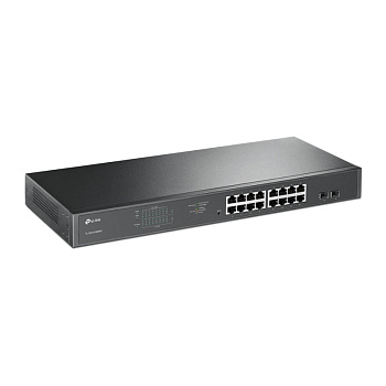 TP-Link TL-SG1218MPE Коммутатор/ 18-port Gigabit PoE Smart switch, 16 RJ45 PoE ports 10/100/1000Mbps