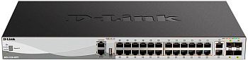 D-Link DGS-3130-30TS/B1A Коммутатор/ DGS-3130-30TS/B Managed L3 Stackable Switch 24x1000Base-T, 2x10