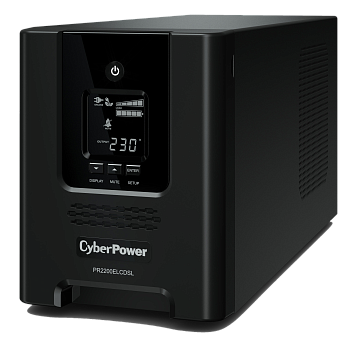 ИБП CyberPower PR2200ELCDSL, Line-Interactive, 2200VA/1980W, 8 IEC-320 С13, 1 IEC C19 розеток, USB&S