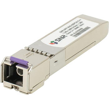SNR SNR-SFP-W43-GEPON-C++ Модуль/ Модуль SFP WDM GEPON, дальность до 20км (38dB), Tx/Rx: 1490/1310нм