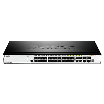 D-Link DGS-3000-28SC/A1A Сетевой коммутатор/ 20-Port 100/1000 SFP ports + 4 Combo 10/100/1000BASE-T/