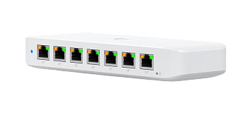 Ubiquiti USW-Ultra-60W Коммутатор/ Compact, Layer 2, 8-port GbE PoE switch with versatile mounting o