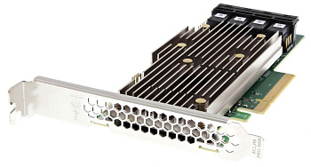Контроллер/ MegaRAID SAS 9460-16i SGL (16-Port Int., 12Gb/s SAS/SATA/PCIe (NVMe), PCIe 3.1, 4GB DDR4
