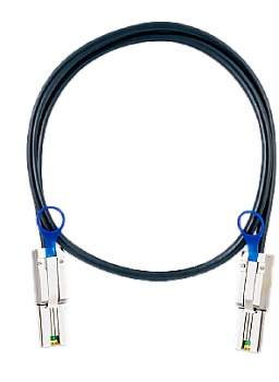 Кабель/ QNAP CAB-SAS05M-8088 mini SAS cable (SFF-8088), 0.5 m