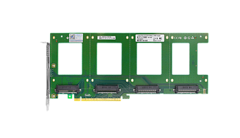 Адаптер для SSD/ PCIe x16 to 4*U.2 SFF-8639 SSD NVMe Card