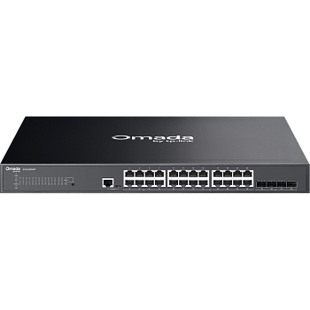 TP-Link SG3428XMPP Коммутатор/ Omada 24-Port Gigabit and 4-Port 10GE SFP+ L2+ Managed Switch with 16