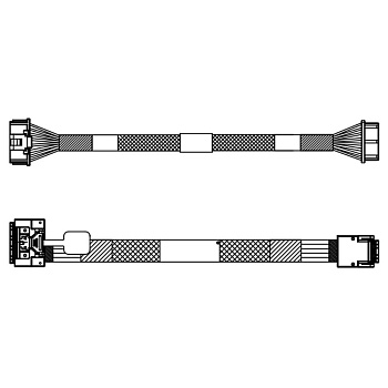 Комплектующие корпусов Lenovo ThinkSystem SR630 V3 M.2 SATA/x4 NVMe CFF RAID Cable Kit (Cable kit fo