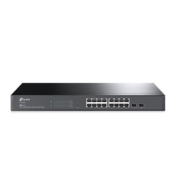 TP-Link SG2218. Коммутатор/ Jetstream 16-port gigabit smart switch with 2-gigabit uplink ports UKplu