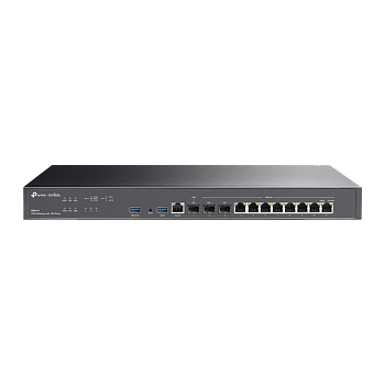 TP-Link ER8411 Маршрутизатор/ SafeStream™ Gigabit Multi-WAN VPN Router with 10G ports UK Plug + adap