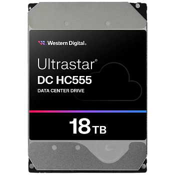 Жесткий диск/ HDD WD SAS Server 18Tb Ultrastar HC555 7200 12Gb/s 512MB 1 year warranty