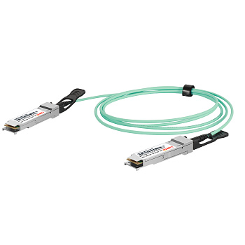Lonte Technology AC-QPAOC-8G100-3 Кабель/ 100G QSFP28 to QSFP28 Active Optical Cable, MMF 850nm 3m