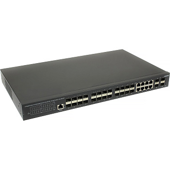 OSNOVO SW-32G4X-1L Коммутатор/ OSNOVO Управляемый (L3) гигабитный коммутатор, 16*SFP 1000 Base-X, 8x
