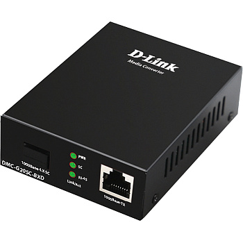 D-Link DMC-G20SC-BXD/A1A Трансивер/ DMC-G20SC-BXD WDM Media Converter 1000Base-T to 1000Base-LX, SC,