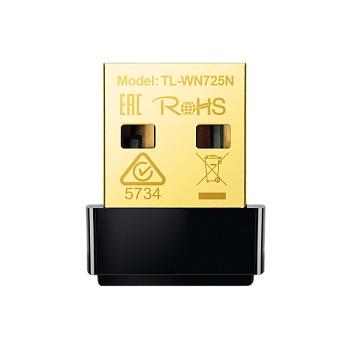 TP-Link TL-WN725N Адаптер Wi-Fi/ 150Mbps Wireless N Nano USB Adapter, Nano Size, Realtek, 2.4GHz, 80