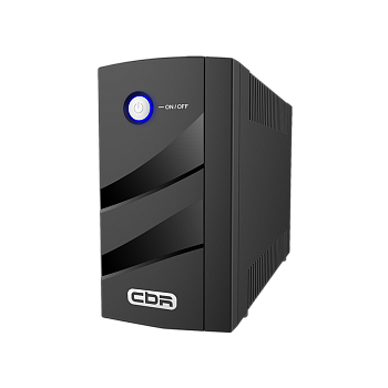 Башенный линейно-интерактивный ИБП/ ИБП CBR [ELN-675T-2F-LD] Line Interactive  675VA/360W 5Ah12V 2 x