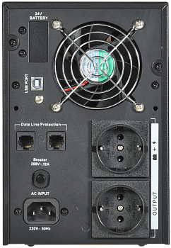 ITK ELECTRA LT ИБП 1,5кВА/1,2кВт без АКБ USB Schuko