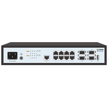 SNR SNR-S5210G-8TX-POE Коммутатор/ Управляемый PoE коммутатор уровня 2+ SNR-S5210G-8TX-POE