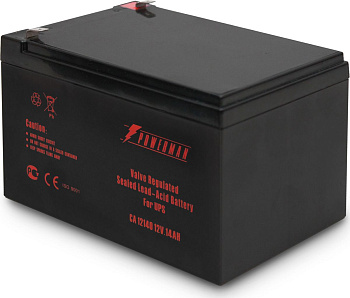 Батарея POWERMAN Battery CA12140, напряжение 12В, емкость 14Ач, макс. ток разряда 210А, макс. ток за